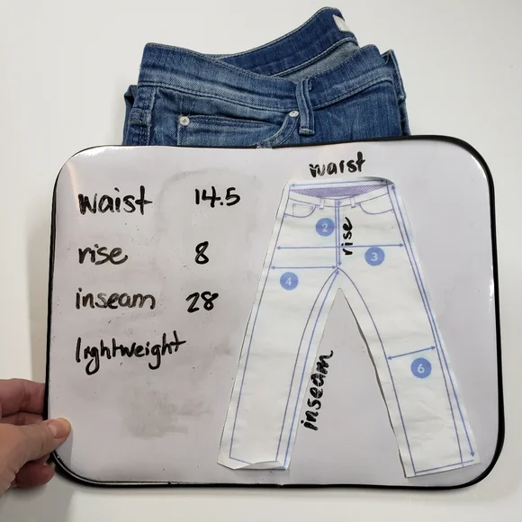 MOTHER Denim The Rascal Cuff Jeans Size 27 - Picture 10 of 10